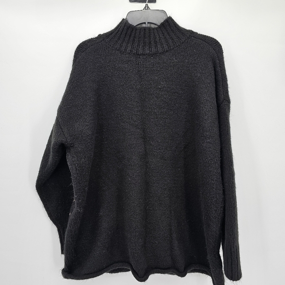 Embroidered mock neck wool blend tunic sweater womems size 1X - Picture 2 of 4